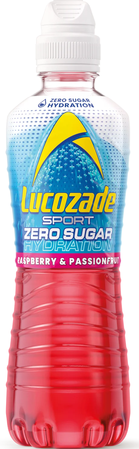 Lucozade Raspberry & <br> Passion Fruit <br> Zero